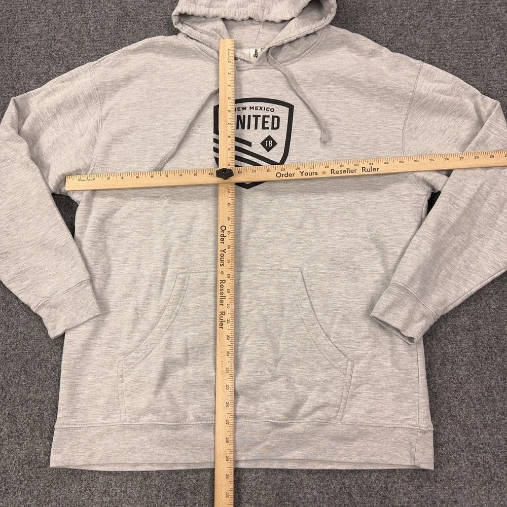 New Mexico United Sweatshirt Mens 2XL Gray Soccer Independent Trading Hoodie
